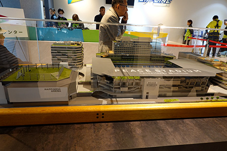 スタジアムシティ模型